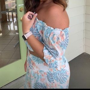 Two piece Hawaiian set